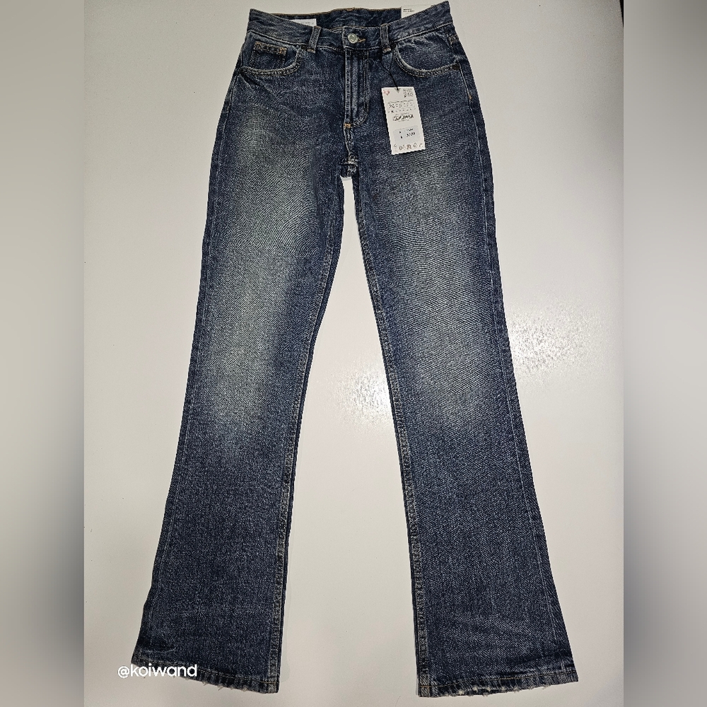 Zara Women's Boot Cut Fit Mid-Rise Full Length Size 2
